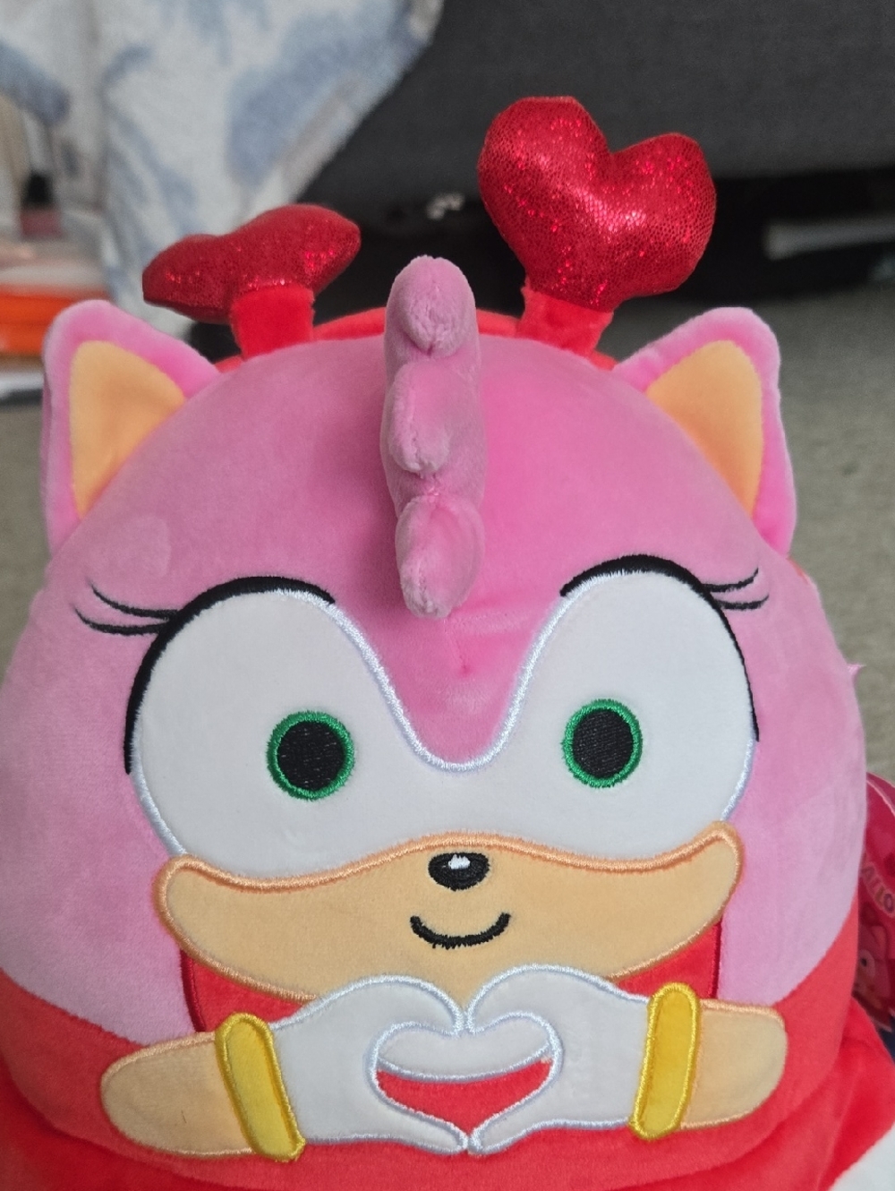 Amy Sonic The Hedgehog Character Squish Pillow